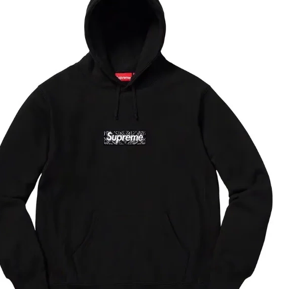 Grey Black Box Bandana Cashew Logo 19FW Hoodie S L XL Flower M Hoodie 0629